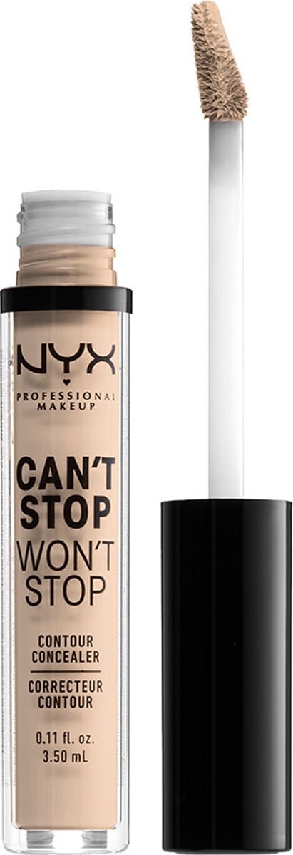 NYX Can't Stop Won't Stop full-coverage contourconcealer Alabaster 3,5 ml