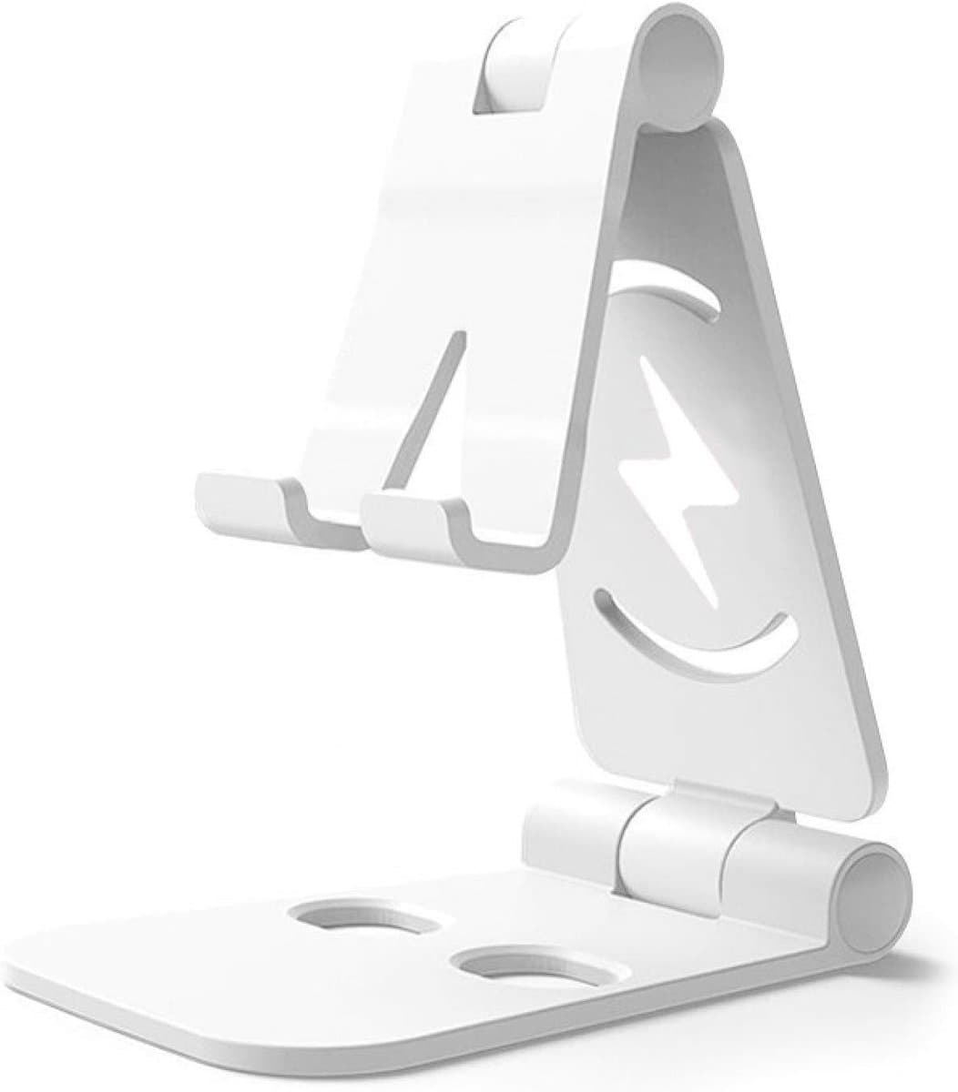 Mobile Phone Bracket Lazy Bracket Home Desktop Tablet Phone Base Bracket White - ShopVlot