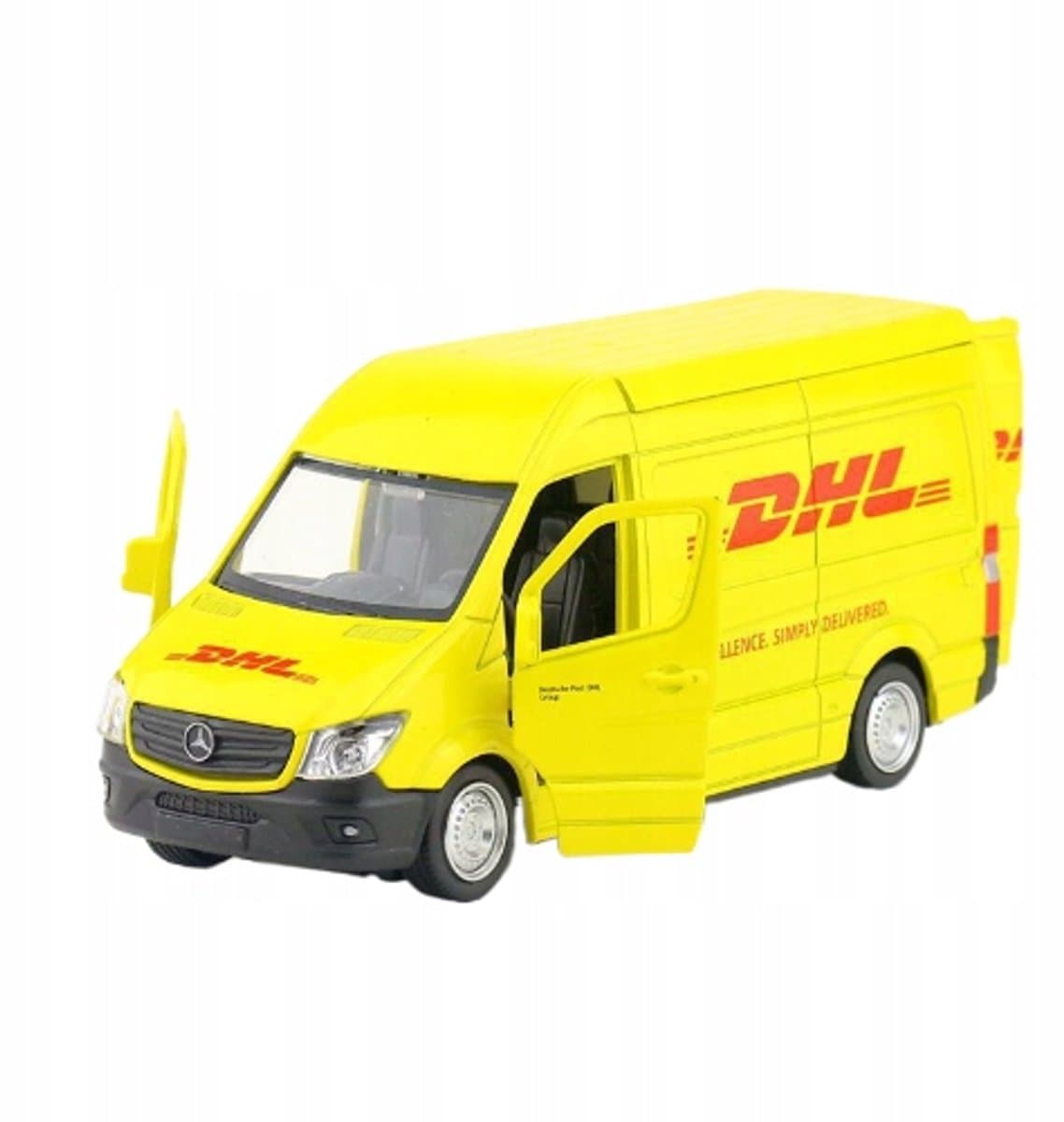DHL Mercedes-Benz Sprinter modelauto 1:36 - Metaal