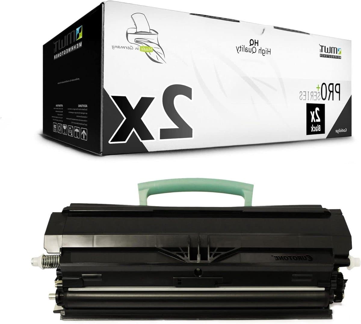 Tonercartridge Zwart - Toner Lexmark E-serie - Printer Onderhoud - Hoge Capaciteit - 2 x 6000 pagina's - Zwart