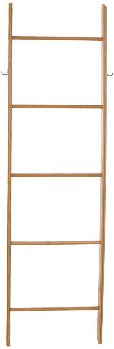 5five bamboe handdoekladder - 45,2 x 4 x 170 cm