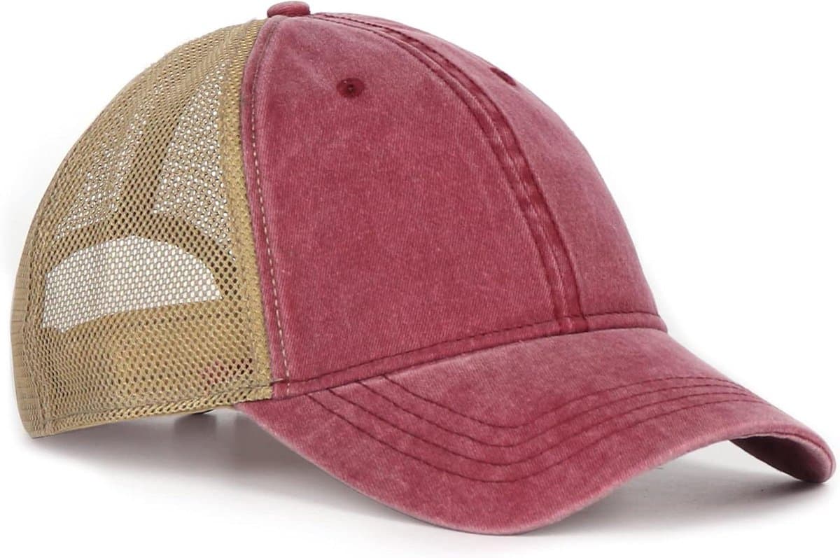 Petten Hoeden - Vintage Mesh Cap - Zomerse Bescherming - Verstelbare Pasvorm - 54-65 cm - Verouderde Look