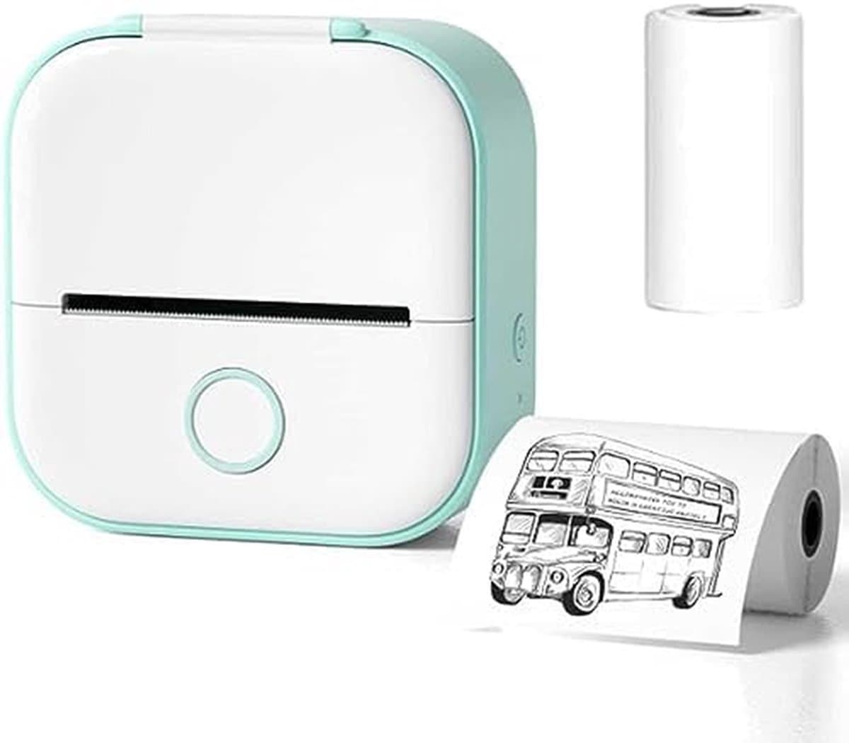 Mini Pocket Printer - Draagbare Printer Thermische Printer - DIY Scrapbook Maken - Inktloze Afdrukken