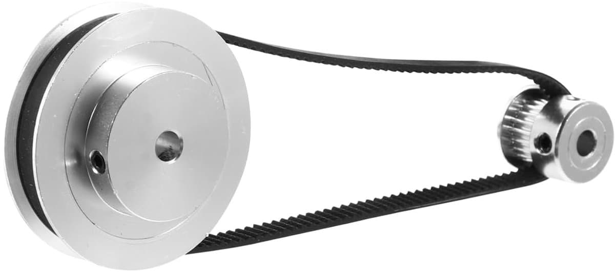 Aandrijfpoelie Katrol - Spanrol Wiel - 3D Printer Onderdelen - 60 Tanden Ontwerp - 4.5 x 4.5 x 2 cm
