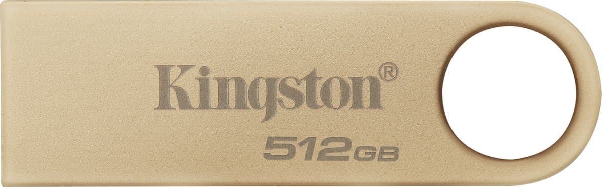 Kingston DataTraveler SE9 G3 USB-stick – 512 GB – Goud – USB-A 3.2 Gen 1
