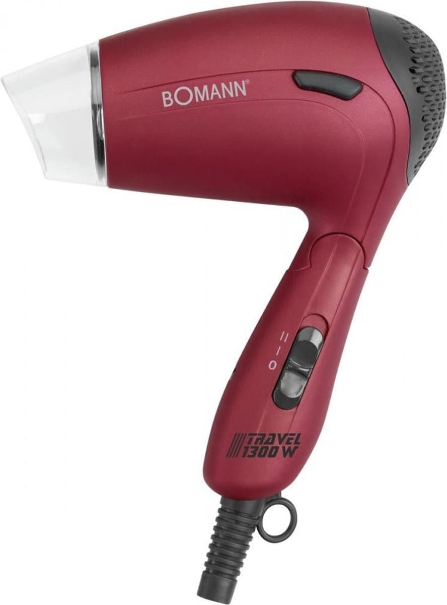 Bomann HTD 8005 CB - Reisföhn - Rood