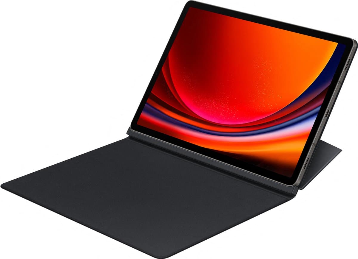 Samsung Galaxy Tab S9 Plus Smart Book Cover - Zwart