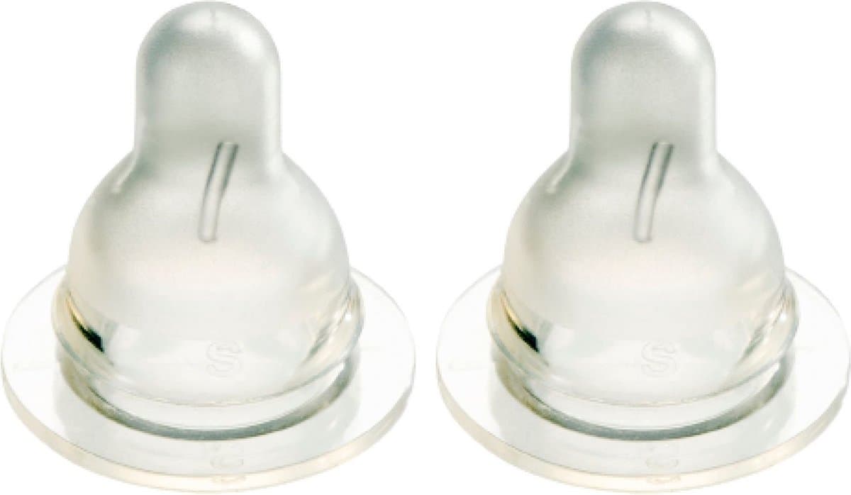 Difrax Natural Flessenspeen - Medium - 3+ Maanden - 2 Stuks