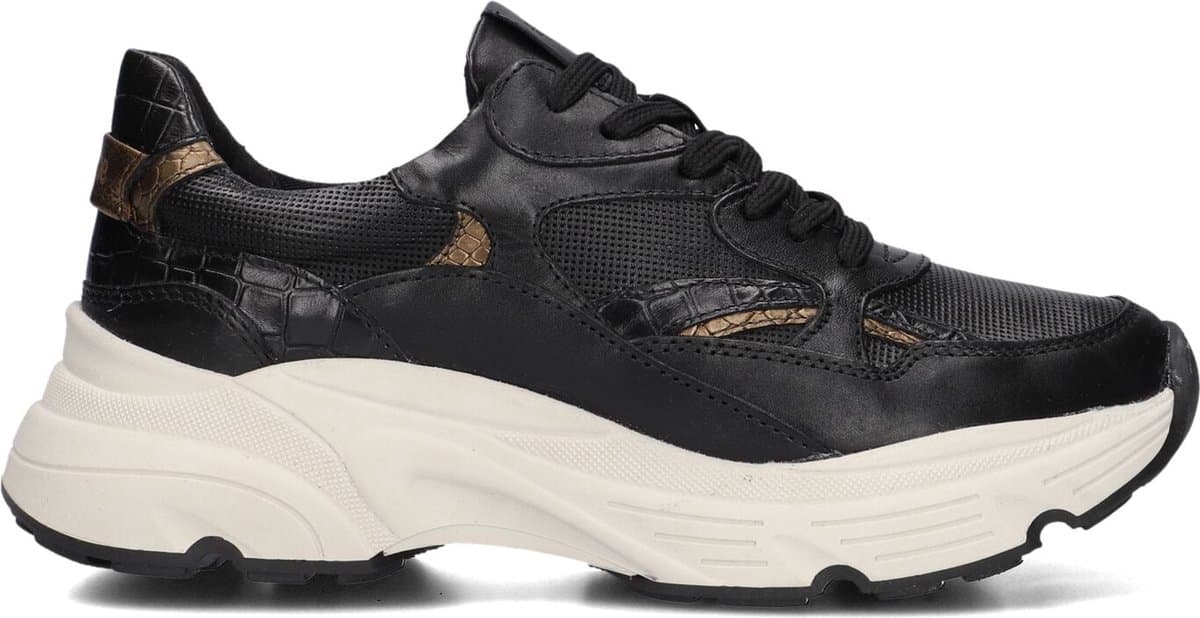 Haboob Loulou Sneakers - Suède - Dames - Zwart - Maat 42