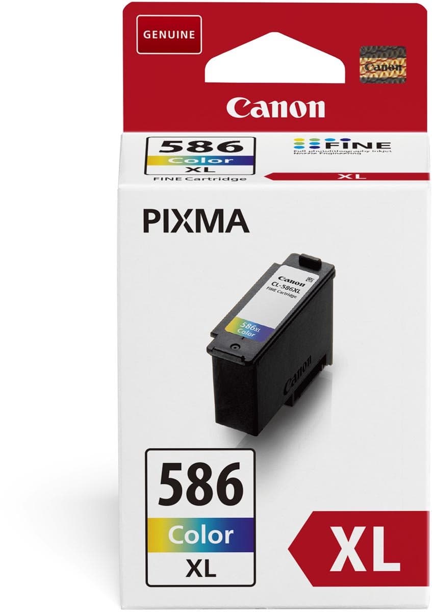 Canon CL-586XL inktcartridge 1 stuk origineel hoog (XL) rendement cyaan, magenta, geel
