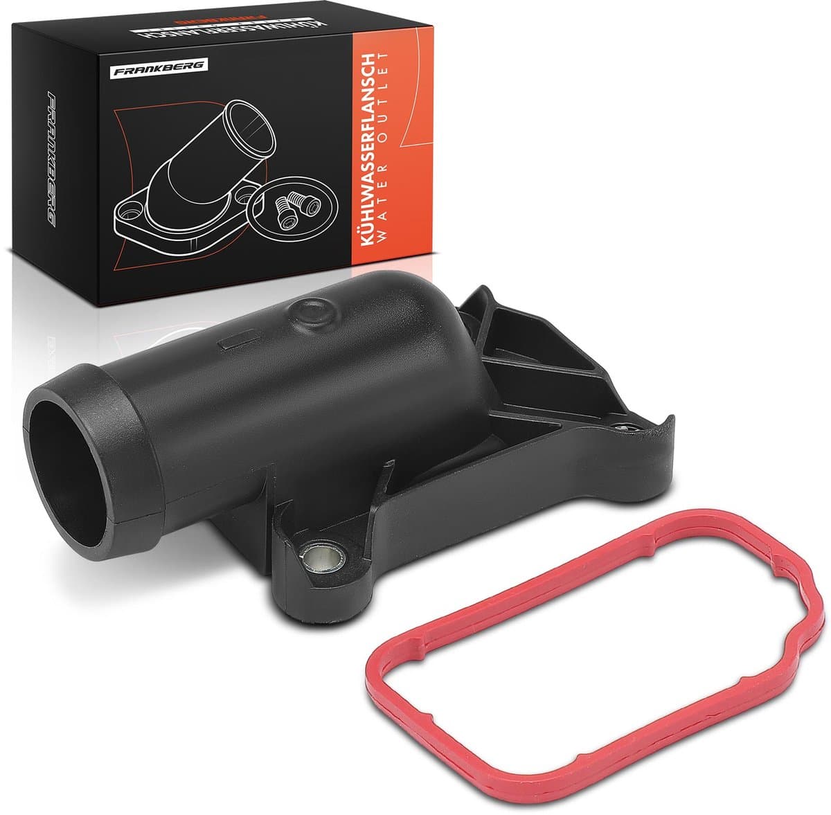 Frankberg 1x Koelwaterflens voor Audi A6 A8 Bentley Continental Flying