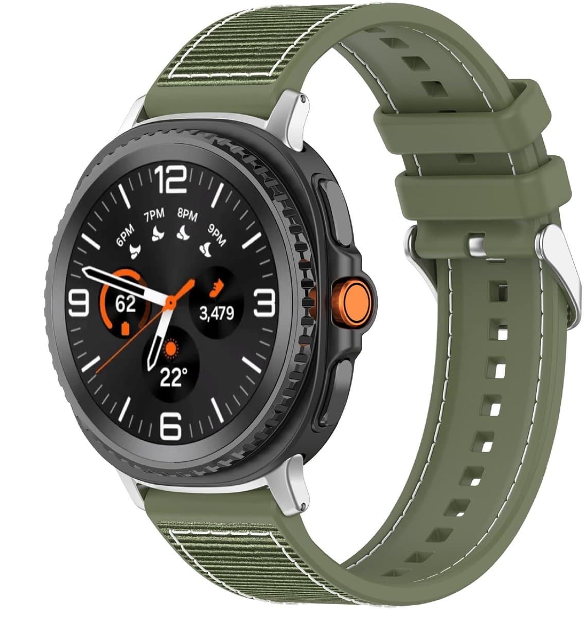 Dailygoods - Zachte Siliconen Armband voor Galaxy Watch 8/8 Classic/Ultra 2