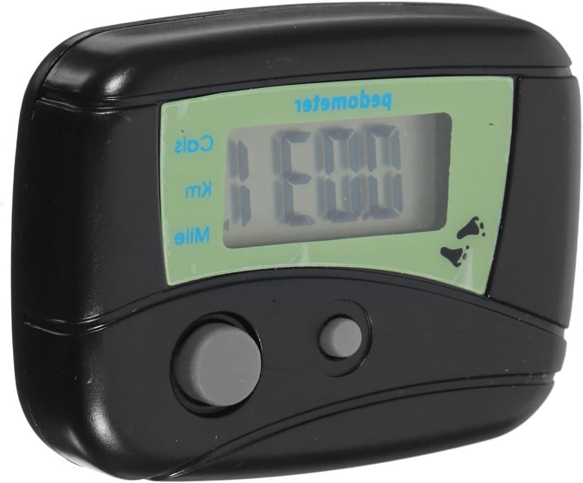 Digitale Stappenteller - Fitness Tracker - Gezondheid Bijhouden - Automatische Detectie - 3 Stuks - Zwart
