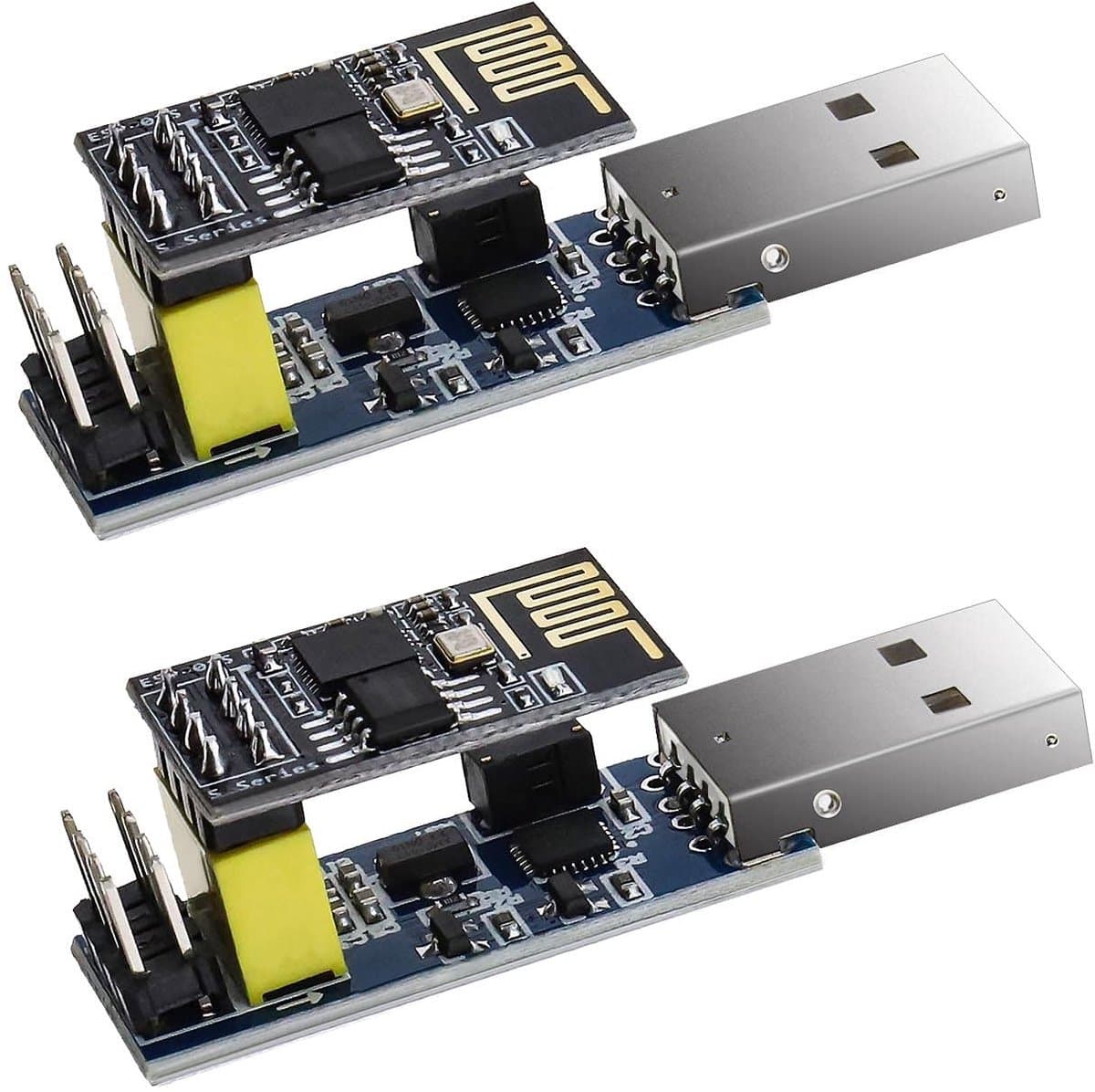 Livia home - ESP8266 Wifi Module - Seriële Draadloze Transceiver - USB CH340C Chip - Adapter Kit x2 - Ideaal voor IoT-projecten - Geschikt voor hobbyi