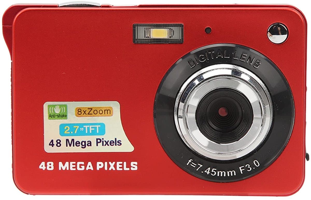 Allecto - Digitale camera - 4K - 48MP - Draagbaar - 8X Zoom - Geschikt voor beginners - 128 GB geheugen