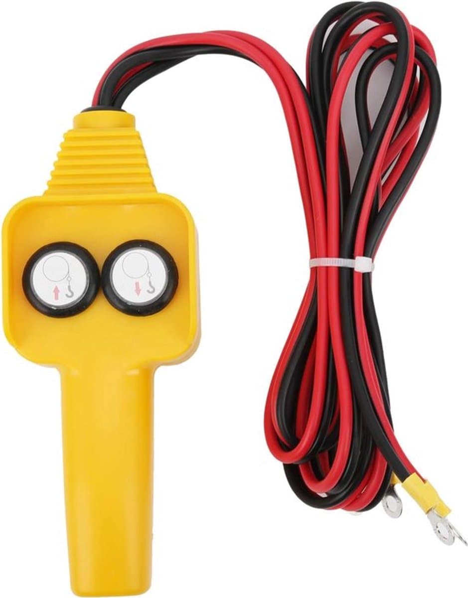 Handbediende Winch Bedrading Controller Handleiding Controle Assemblage Drukknop Stijl 12V voor Capstan 1500lbs-5000lbs Handheld Winch Afstandsbediening met Rubber Grip