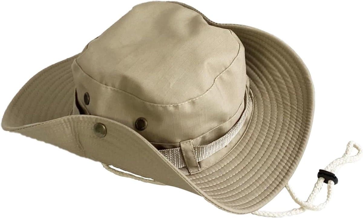 Hengelhoed Dames Heren - Zonnehoed Outdoor - Bescherming tegen de zon - Mesh ventilatie brede rand - 58 cm hoofdomtrek