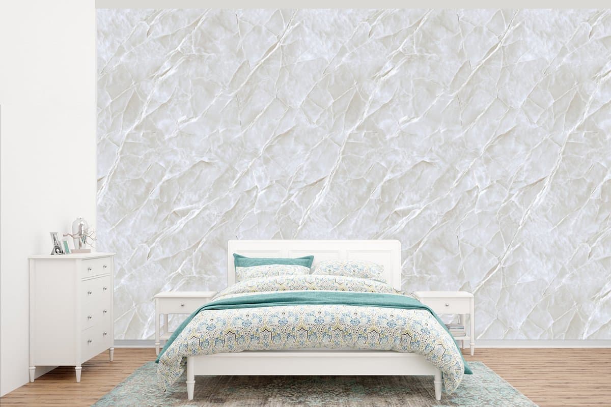 Behang - Fotobehang Oppervlakte - Textuur - Grijs - Breedte 345 cm x hoogte 220 cm