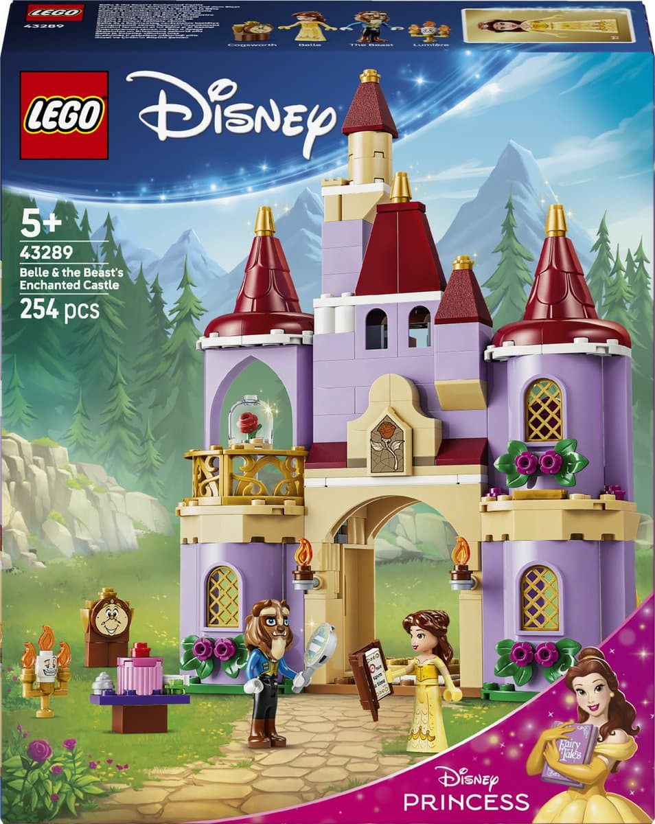 LEGO® ǀ Disney Princess Belle & de Beest's Betoverd Kasteel 43289