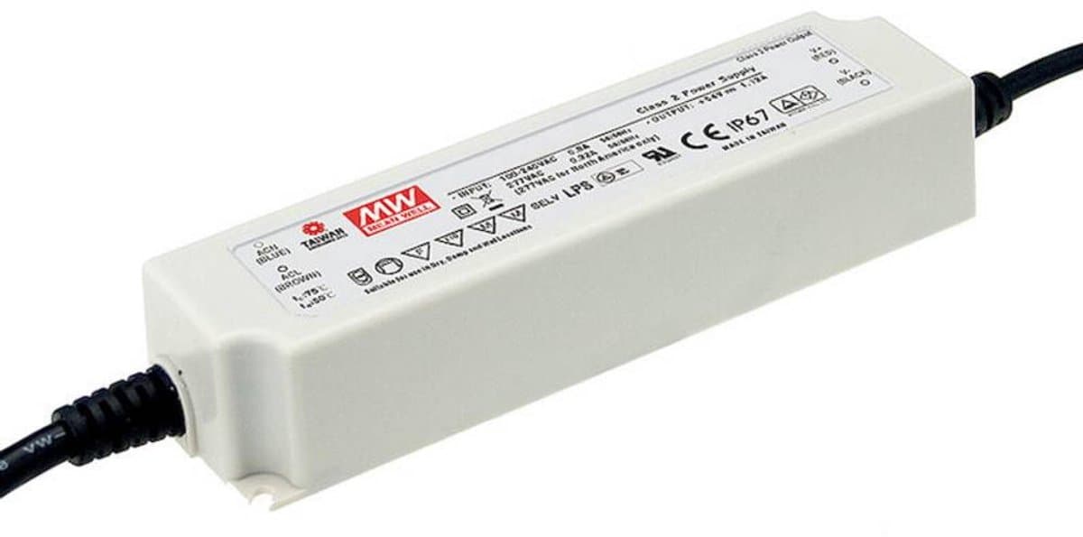 MW Mean Well LPF-60D-30 LED-driver, LED-transformator Constante spanning, Constante stroomsterkte 60 W 2 A 18 - 30 V/DC