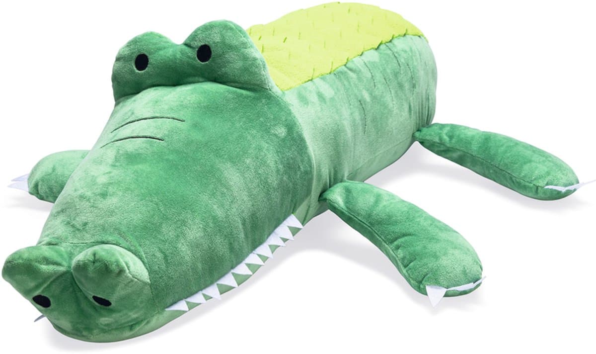 Beeztees Hondenknuffel Krokodil - Hondenspeelgoed - Pluche - Hide N Seek - Maat XL -84x54x22,5 cm