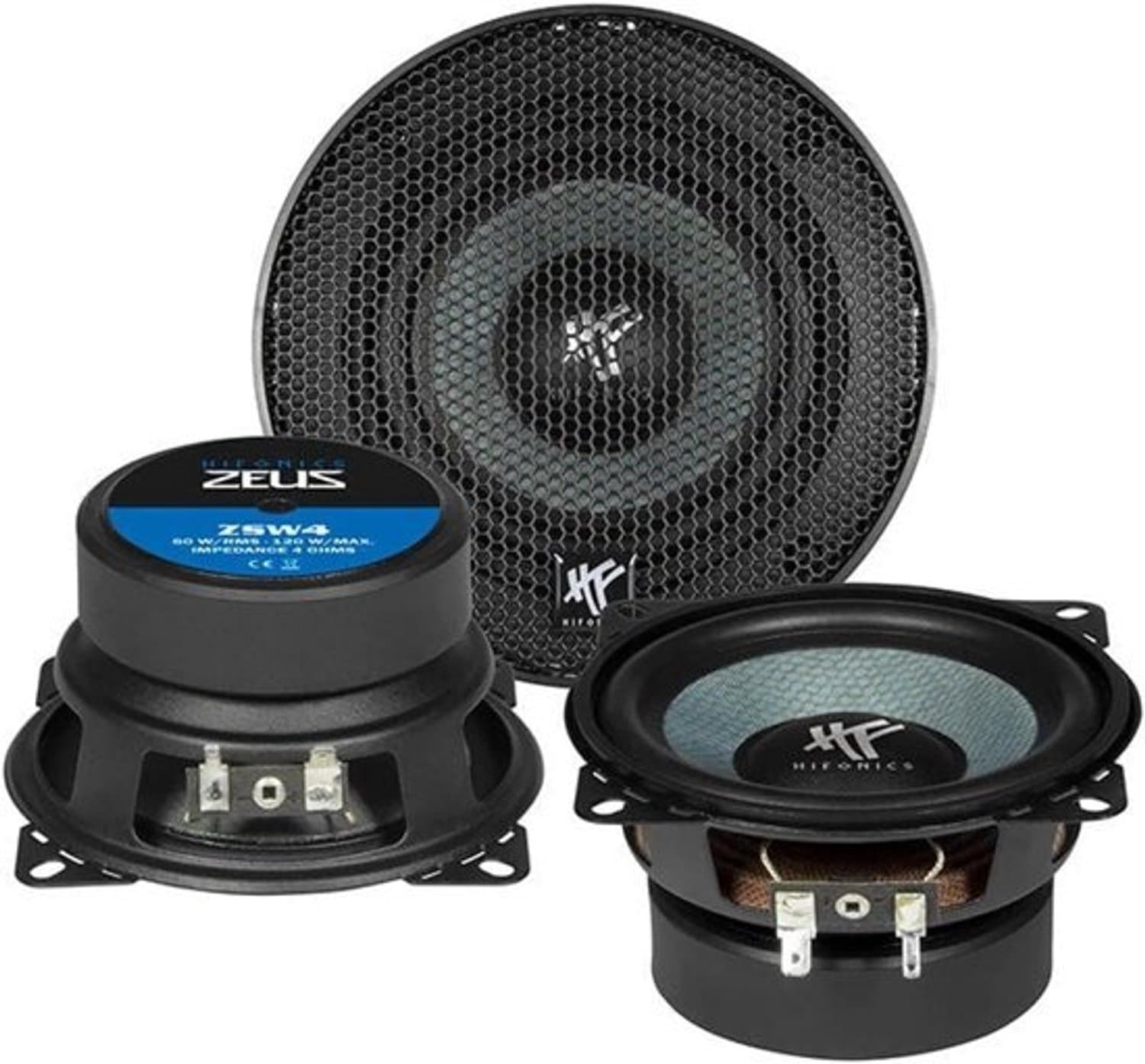 2-weg coaxiale inbouwluidsprekers - 10 cm - 120W