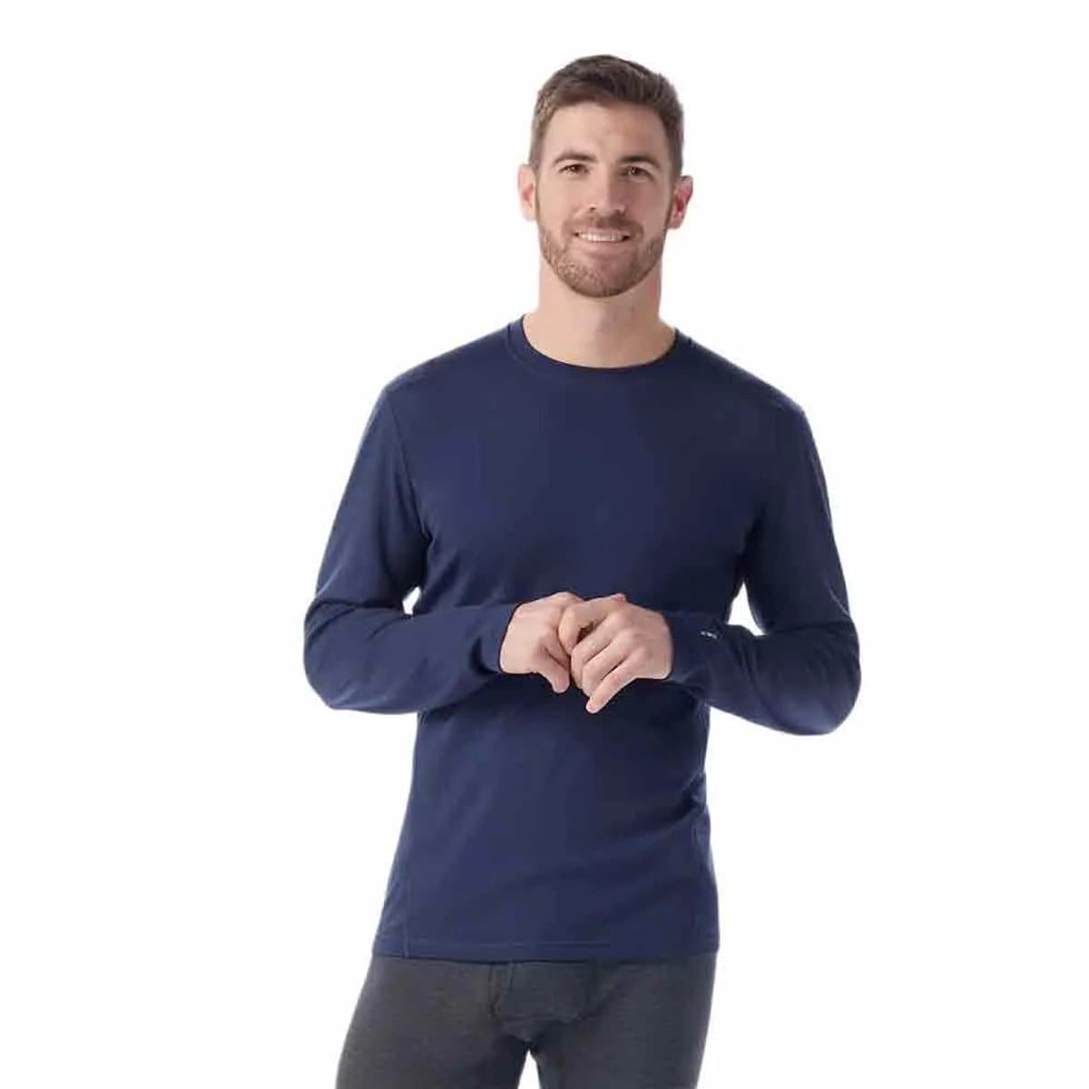 Smartwool Classic Thermal Merino Lange Mouwen Basislaag Blauw L Man