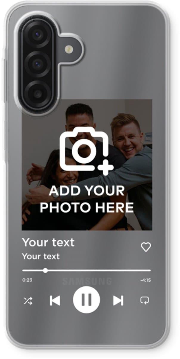 Gepersonaliseerd - Case Company® - Hoesje geschikt voor Samsung Galaxy A17 hoesje - Music Player - Soft Cover Telefoonhoesje - Bescherming aan alle Kanten en Schermrand