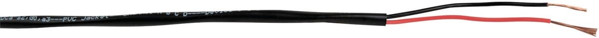 DAP SPC-215 Dca-s2-d0-a3 zwarte speakerkabel 2 x 1.5 mm² 300 meter