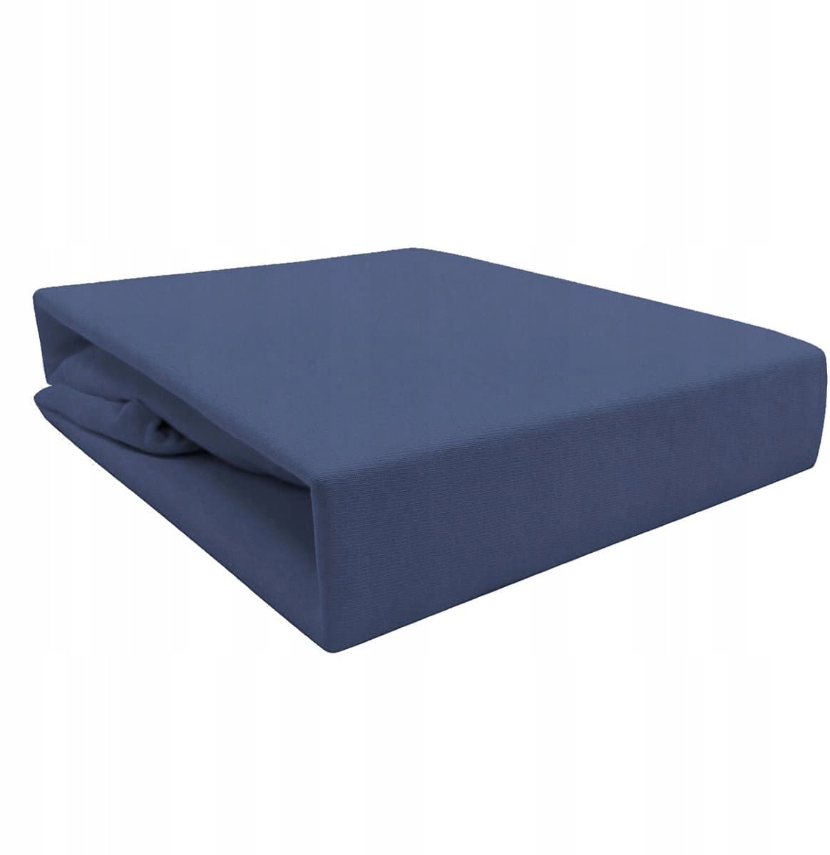 Jersey hoeslaken met elastiek 200x220 cm marineblauw