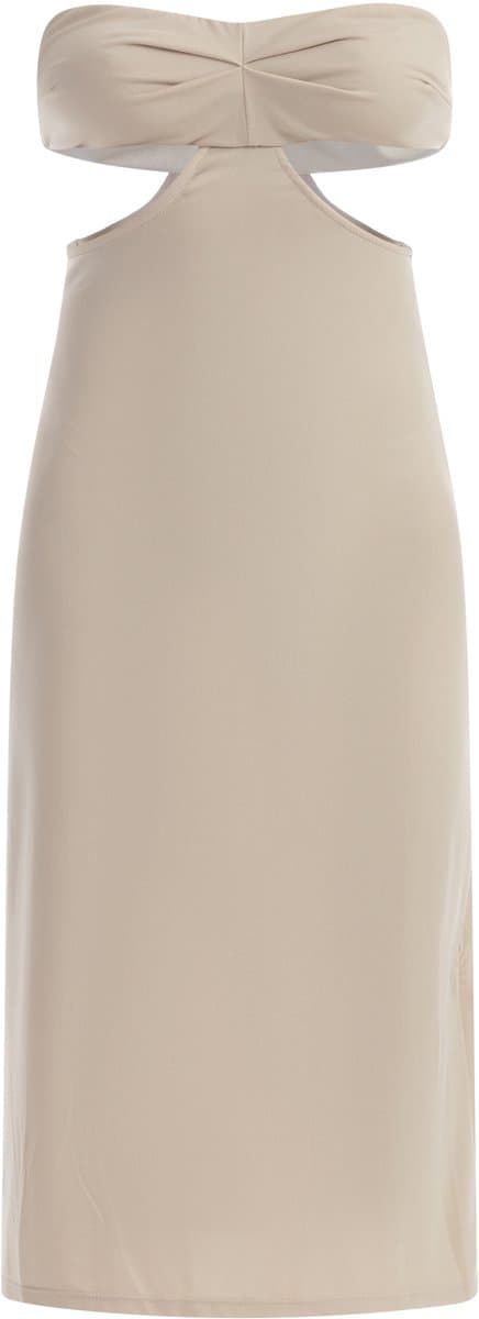 faina Midi-jurk met uitsparingen