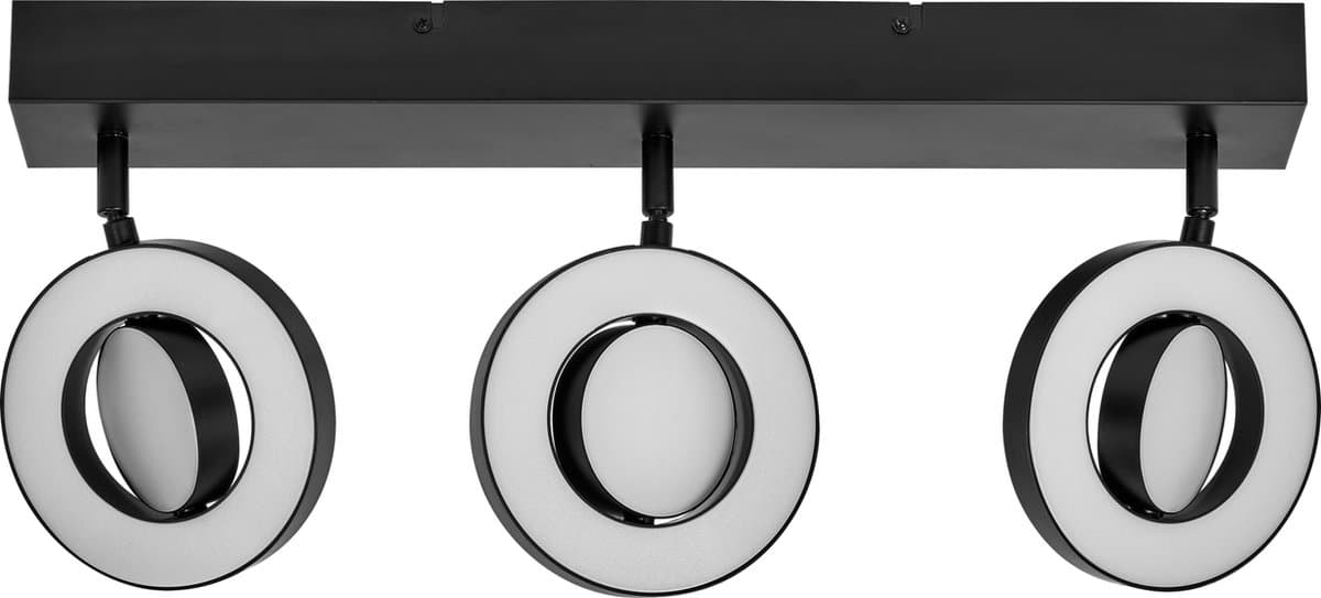 LEDVANCE DECOR SPOT SATURN, 29W, 690lm, zwart, spot, verstelbare koppen, veelzijdig gebruik, interieurspot, kleurtemperatuurregeling met 3 niveaus, hoogwaardige behuizing