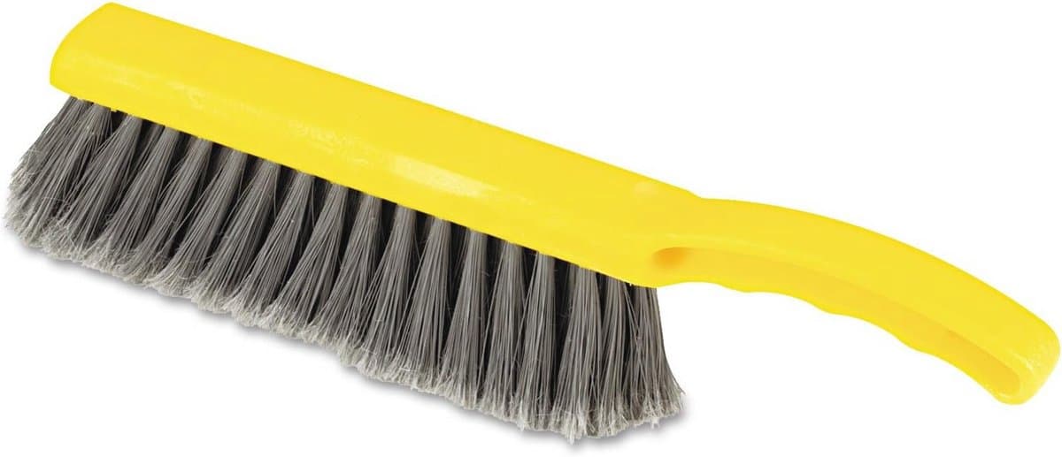8 Inch Counter Brush - Flagged Polypropylene for Smooth Surface Sweeping