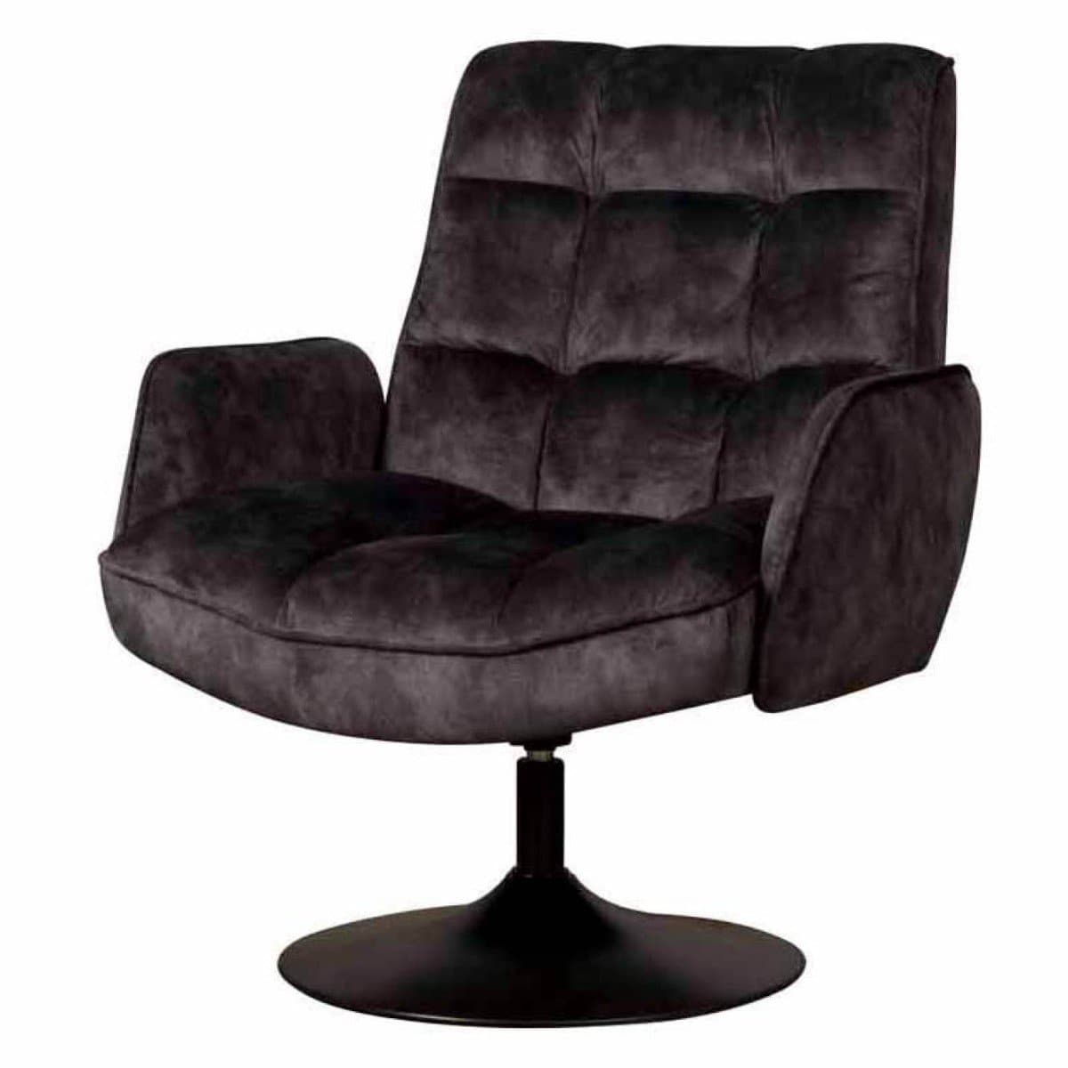 Tower Living Fauteuil Tropea draaibaar Adore - Dark grey 29