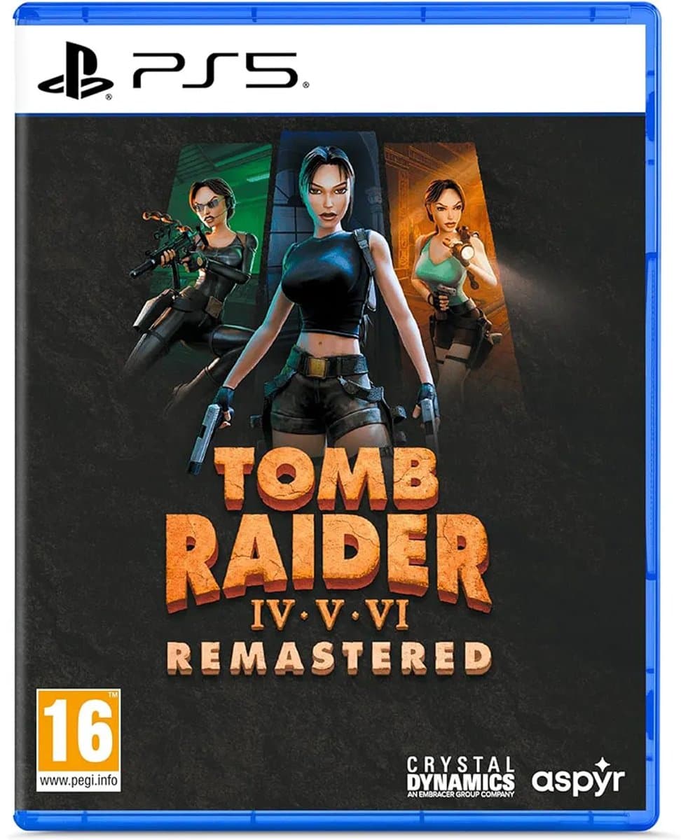 Playstation Games Ps5 Tomb Raider Iv Vi Remastered Starring Lara Croft Transparant