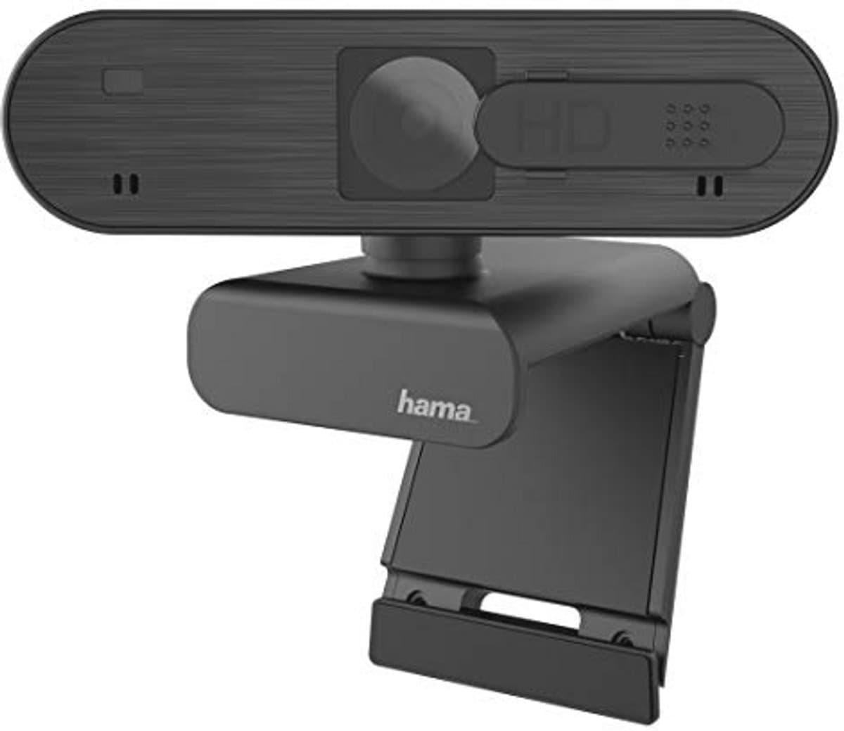 Full HD Webcam met Microfoon voor PC en Laptop - 1080p, 360° Draaibaar, Voor Videoconferenties en Gaming