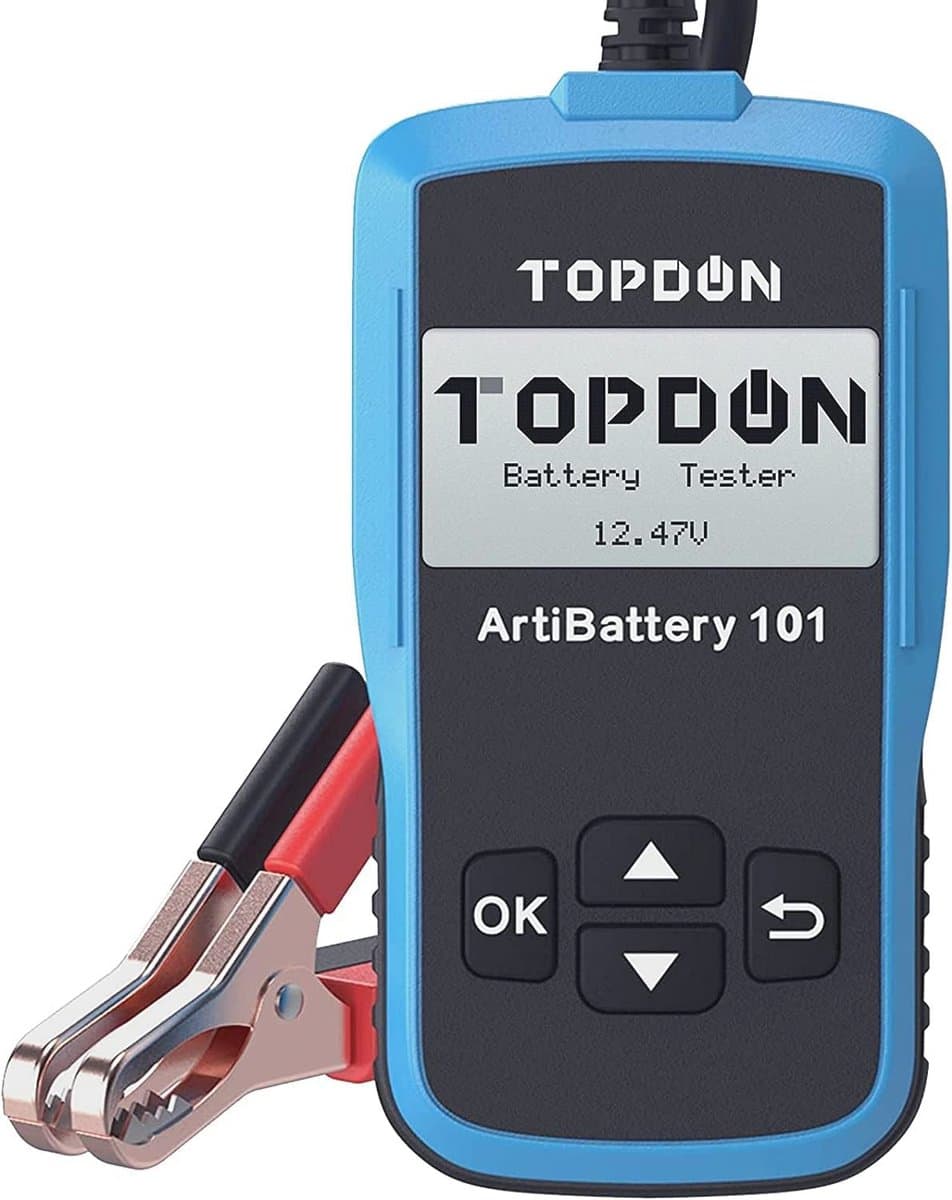 Professionele 12V Auto Batterij Tester en Laadsysteem Analyzer voor Auto's, SUV's en Lichte Vrachtwagens