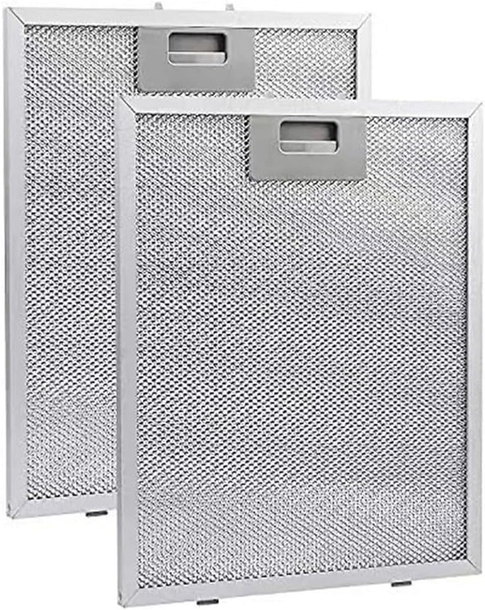 Roestvrijstalen Afzuigkapfilter Metaal - Universele Vetfilter voor Afzuigkap - 318x258x9mm