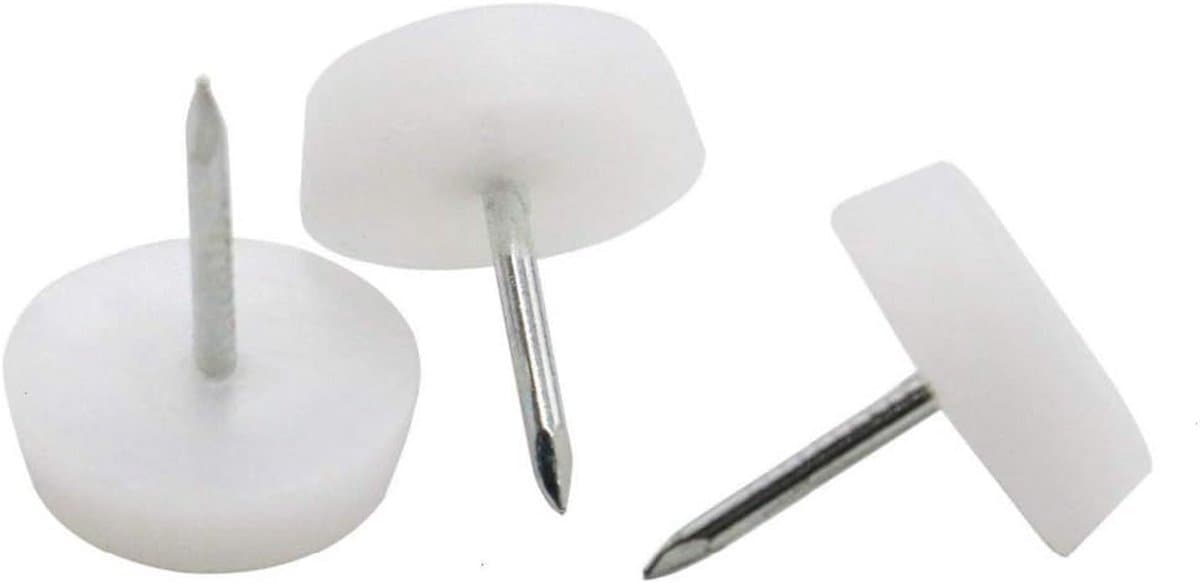 Set van 30 Meubelglijders Nylon Nagel - Bescherming voor Vloeren en Stoelpoten