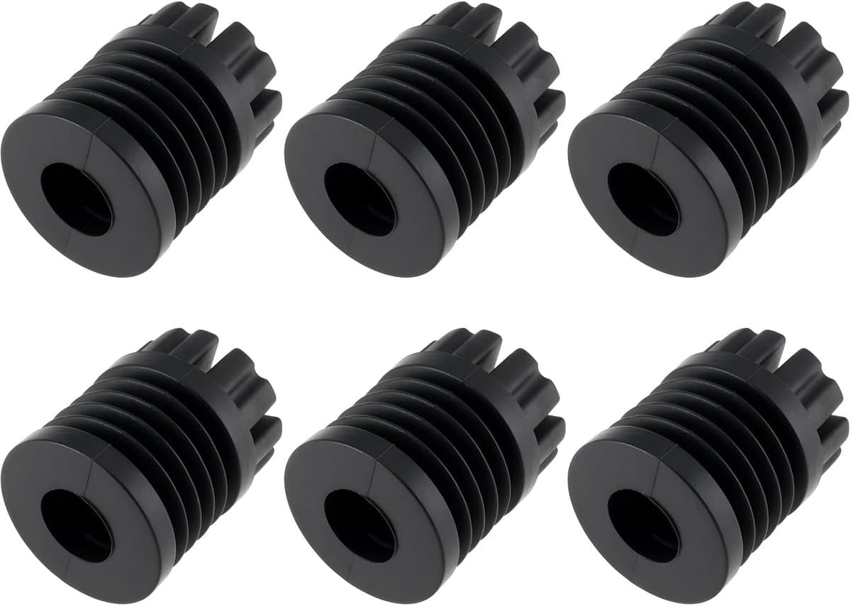 Printer Voetmatten - Dempende Pads - Stabiel Printen - Trilling Absorberend Rubber - 12.5x29x35mm - Zwart