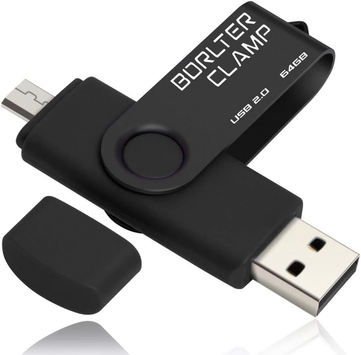 USB-C & Micro USB OTG Stick 64GB - Dual Flash Drive voor Android Telefoon, Tablet en PC