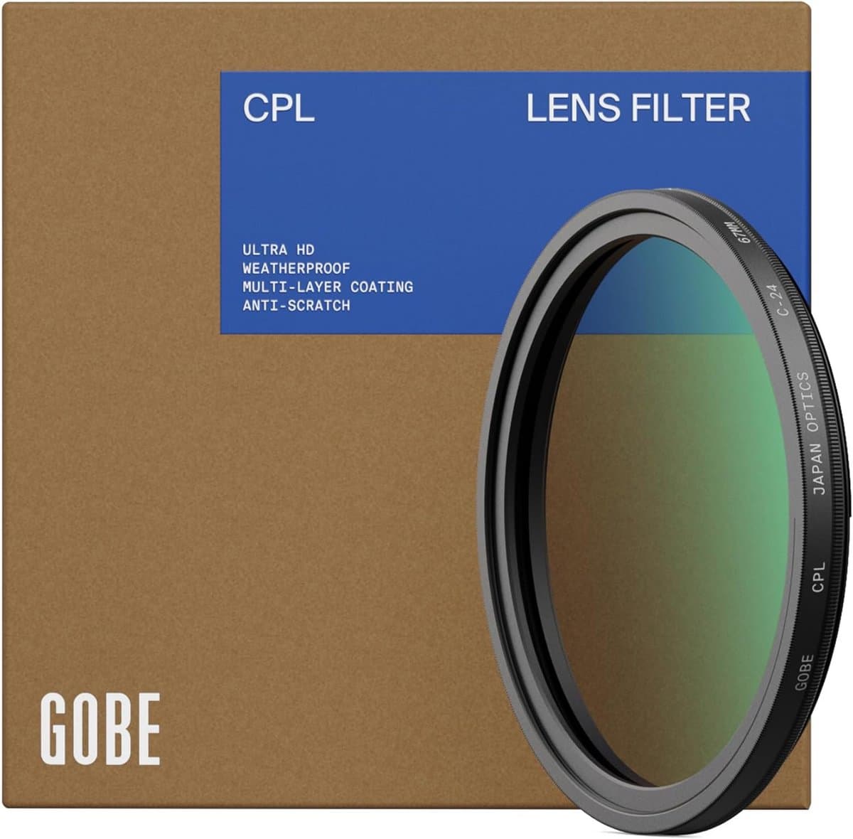 52mm Polarisatiefilter (CPL) voor Camera Lens - Verminder Reflecties en Verbeter Kleuren