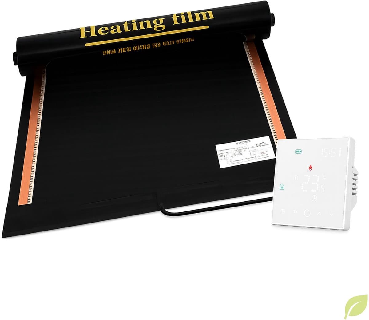 Durensa® karpetverwarming met Wifi thermostaat 150*250 cm 825 Watt