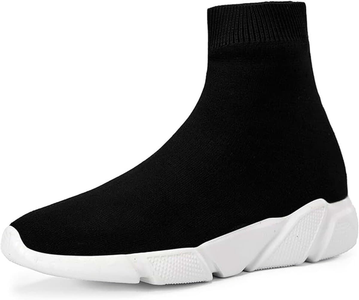 Womens Heren Wandelschoenen Hoge Top Atletische Running Knit Mesh Sokken Schoenen Road Gym Mode Sneakers