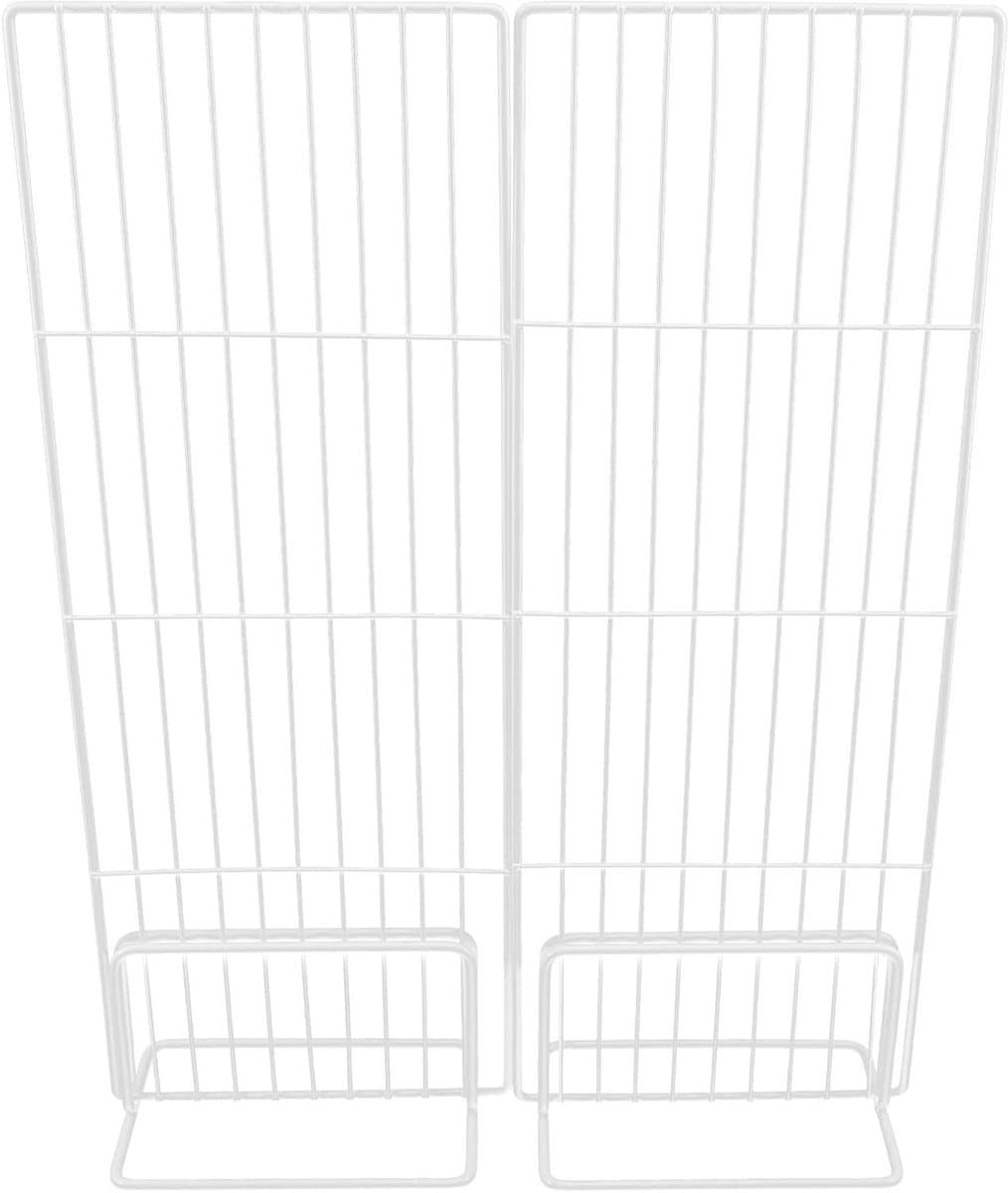 Vriezerplank Verdelers - Koelkast Organizer - Voedsel Scheiden - Flexibel Plaatsbaar - 46 x 32 x 9.8 cm - Wit