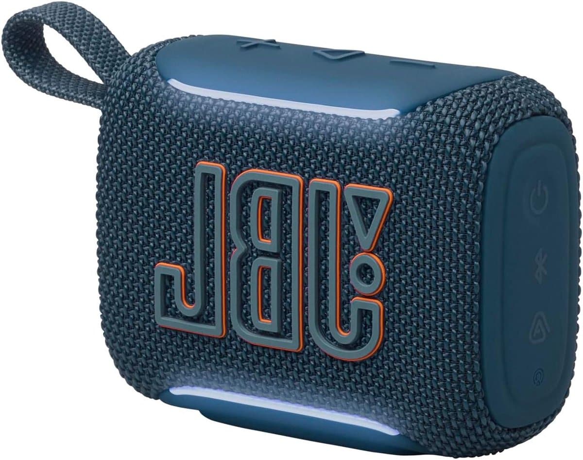 Draagbare Bluetooth Luidspreker - Mini Speaker - Muziek Luisteren Buiten - Omgevingsrandverlichting - 10 uur Speeltijd - Blauw