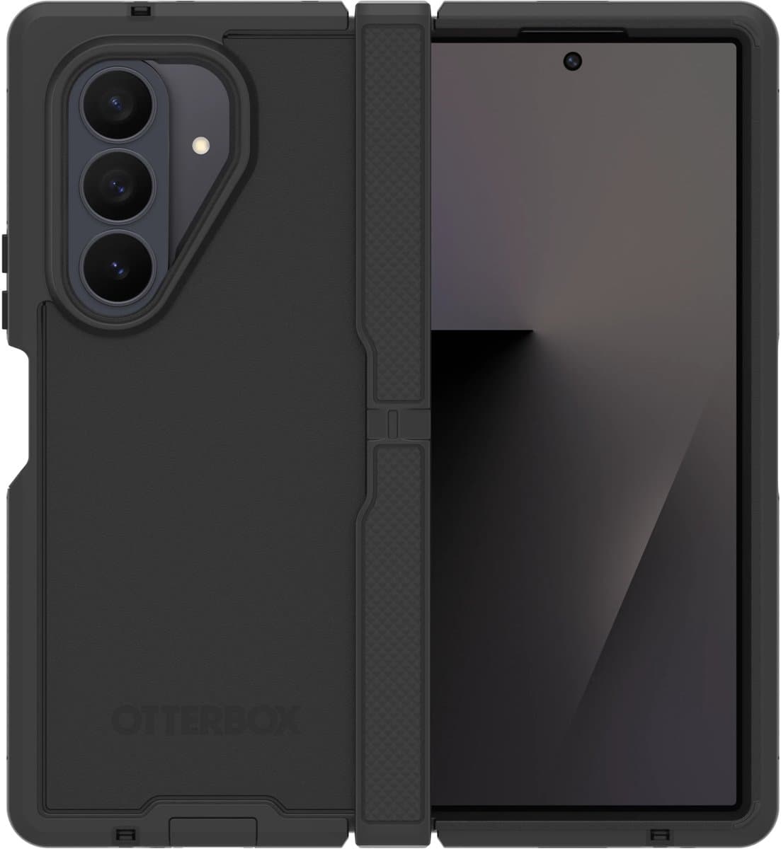 OtterBox Defender Pro XT Hoesje Geschikt voor Samsung Galaxy Z Fold 8 - Back Cover Compatibel met MagSafe & Qi2 - Beschermhoes Zwart