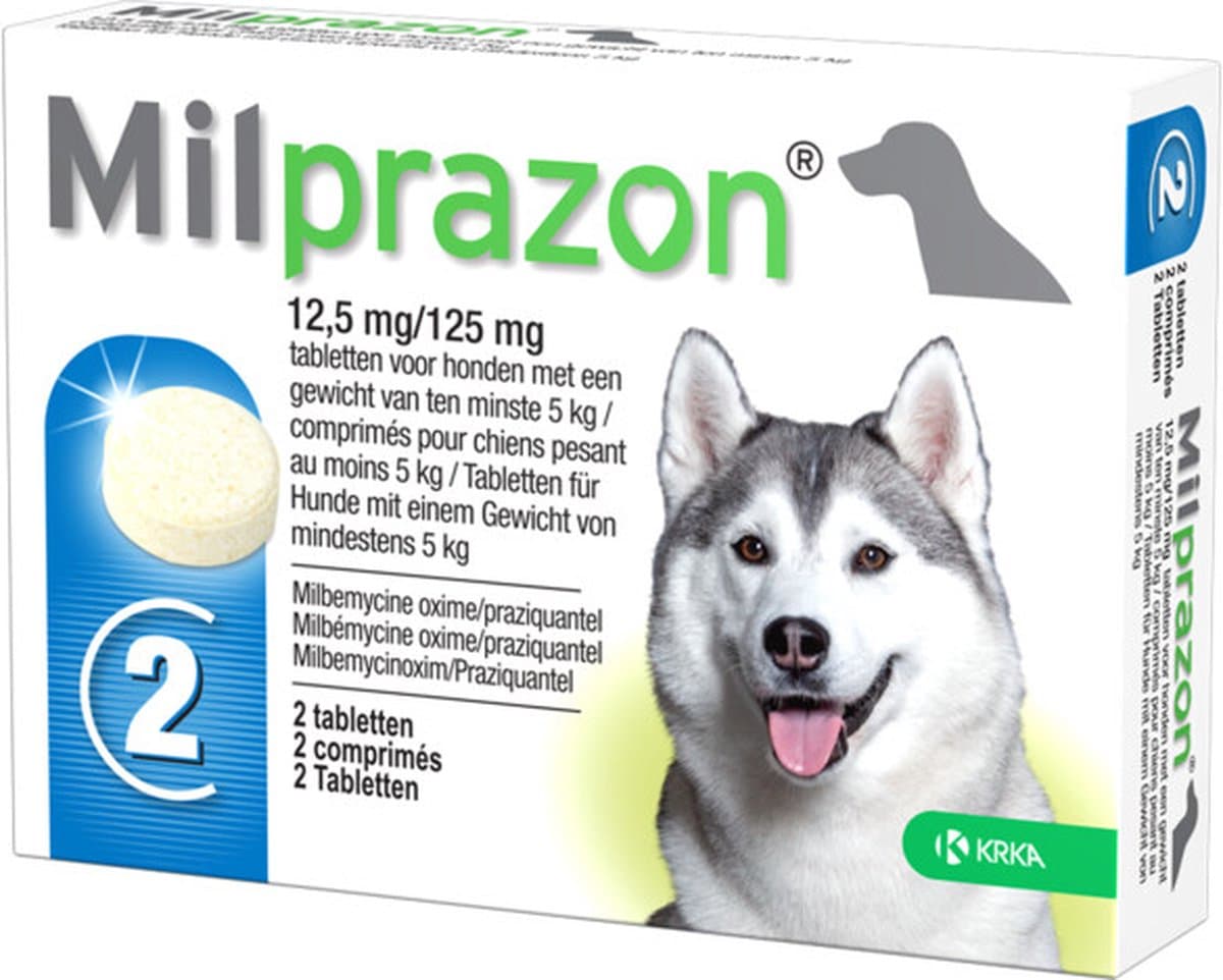 Krka Milprazon Ontwormingstabletten Hond