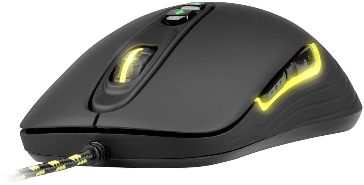 Xtrfy M2 muis USB Type-A Optisch 4000 DPI Rechtshandig