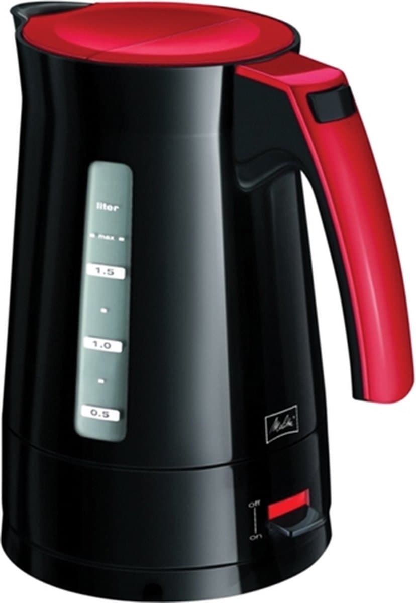 Melitta Enjoy Aqua waterkoker - zwart/rood